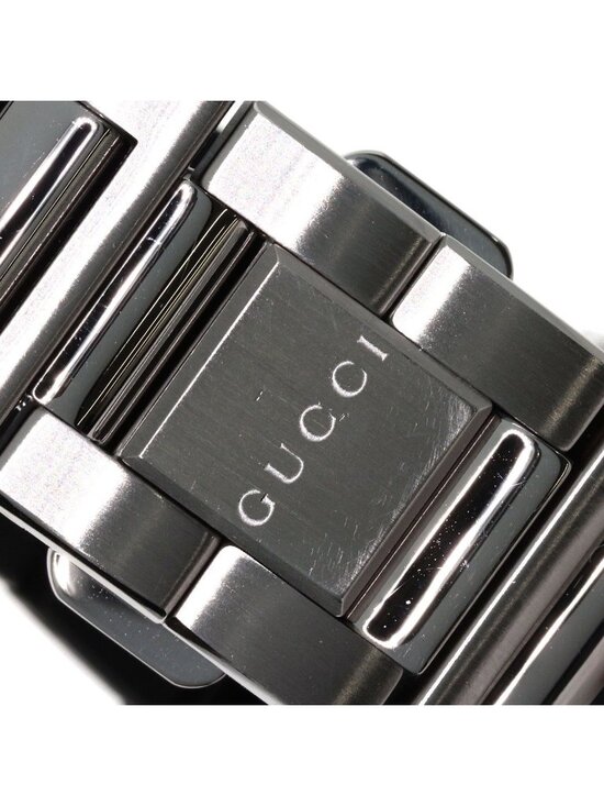 Gucci 114.2 Eye World Time Digital Watch SS Ssx Rubber main image 14